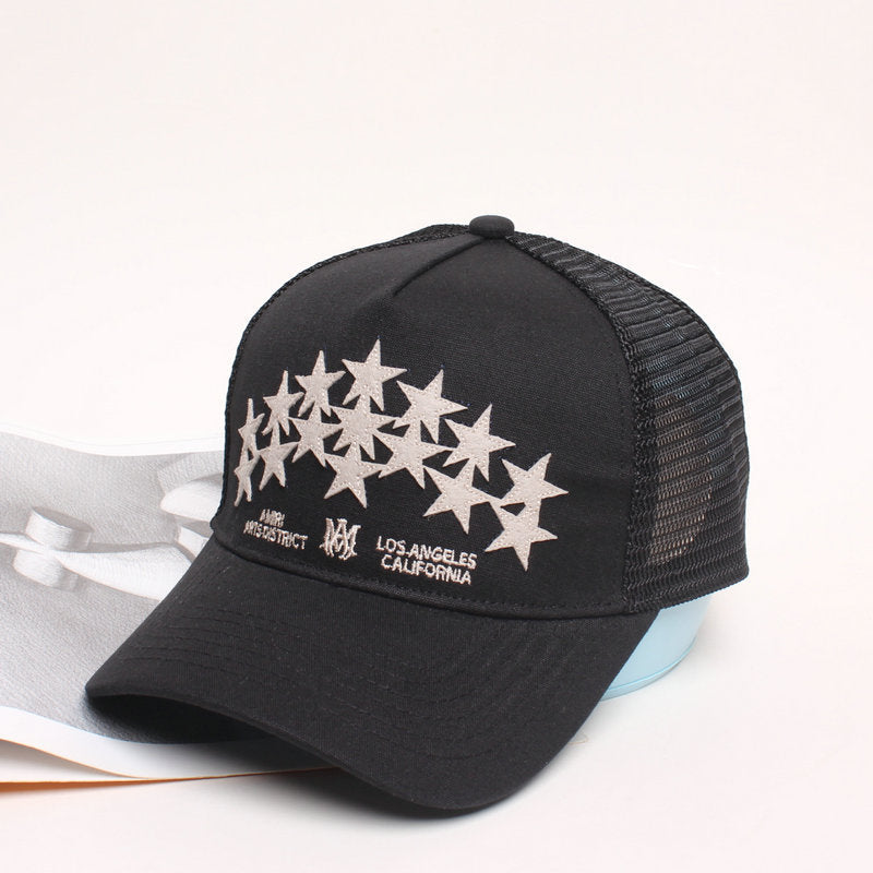 AMIRI star-patch panelled trucker cap AMIRI