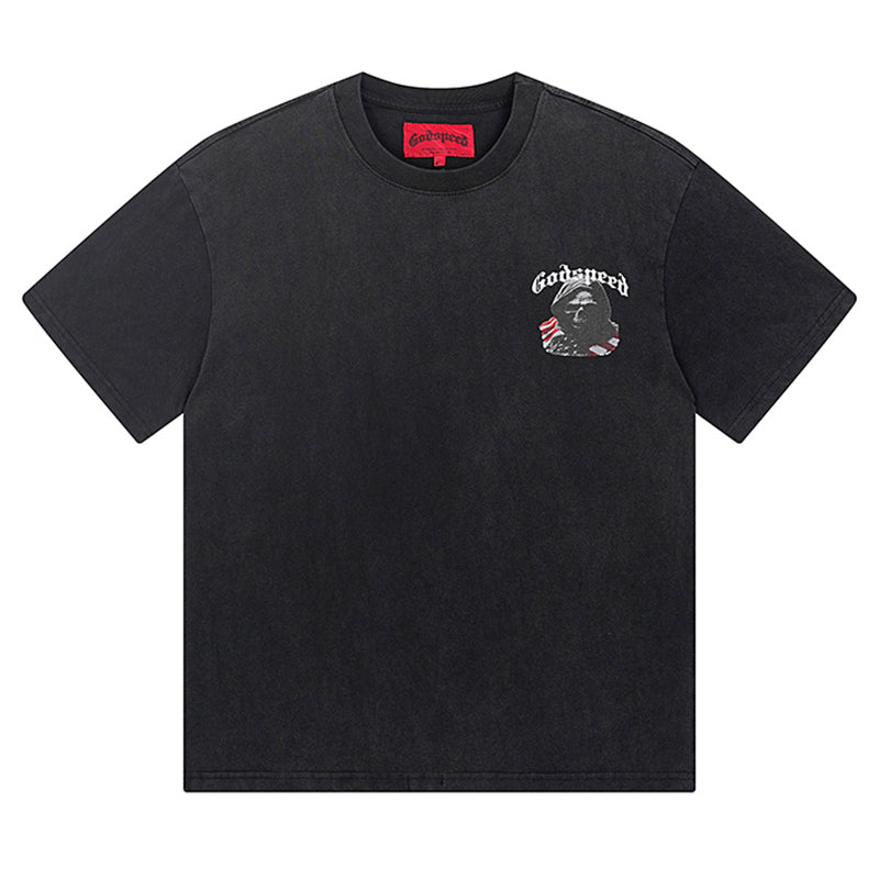 GODSPEED Men's Black L.O.T.F Crew Neck T-Shirt Godspeed