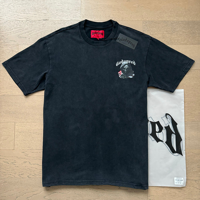 GODSPEED Men's Black L.O.T.F Crew Neck T-Shirt Godspeed