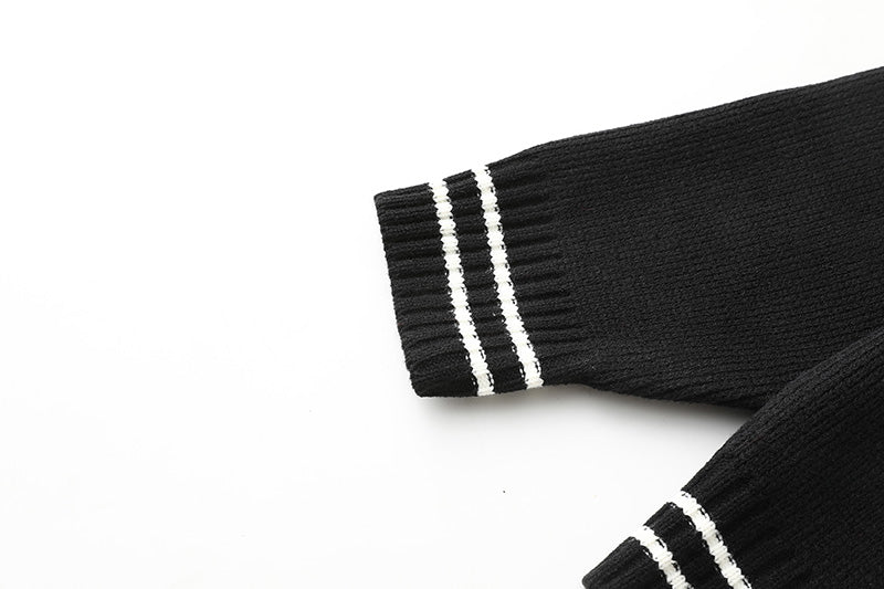 Supreme Script Stripe Half Zip Sweater