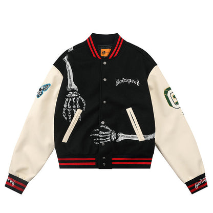 Godspeed R.O.D Varsity Jacket V2 Black/Red