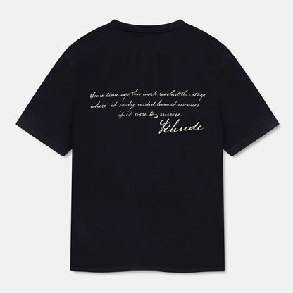 RHUDE Crewneck Cotton Tee