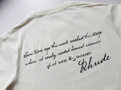 RHUDE Crewneck Cotton Tee