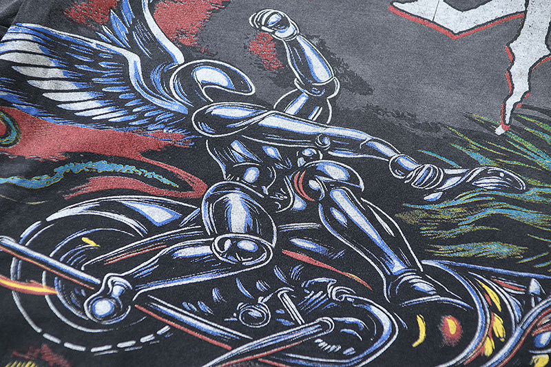 Letter Pattern T-shirt