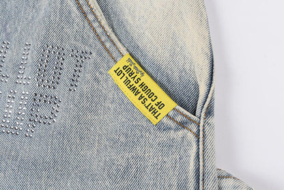 Cough Syrup Denim Shorts