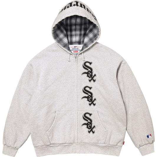 Supreme x Chicago White Sox Zip Up Hooded Sweatshirt