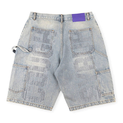 Cough Syrup Denim Shorts